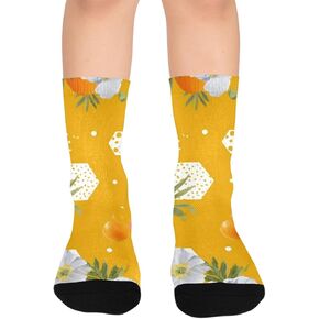 جوارب بوبي آند جيو للمشي لمسافات طويلة - جوارب شتوية حرارية سميكة دافئة للأولاد والبنات الصغار للمدرسة، والارتداء اليومي والأنشطة الخارجية in Kuwait