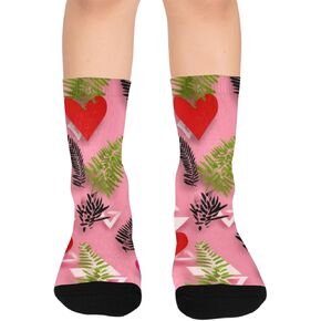 جوارب تروبيكال جيو بوب للمشي لمسافات طويلة - جوارب شتوية حرارية سميكة دافئة للأولاد والبنات الصغار للمدرسة، والارتداء اليومي والأنشطة الخارجية in Kuwait