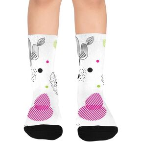 جوارب Pop Art Cacti Retro للمشي لمسافات طويلة - جوارب شتوية حرارية سميكة دافئة للأولاد والبنات للمدرسة، والارتداء اليومي والأنشطة الخارجية in Kuwait