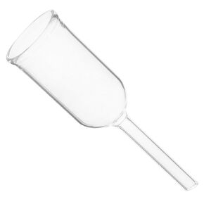 NUOBESTY Glass Scientific Filtration Funnel Cylindrical Glass Funnel 32mm Round Bottom 120mm Length for Laboratory and Student Use in Saudi Arabia