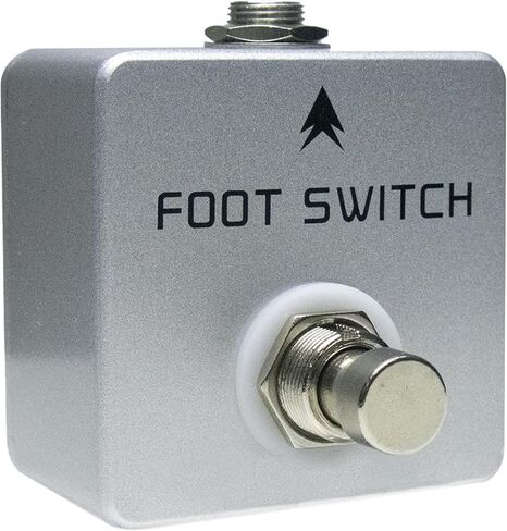 Guitar Footswitch Pedal, Metal TAP SWITCH PEDAL, 6.35mm Mono Output for Amp Channel Selection and Time-Based Effects in Saudi Arabia