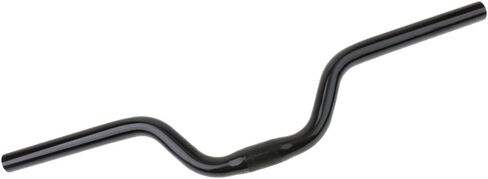 Aluminum MTB Mountain Bike Cycling Fixed Gear Riser Bar Handlebars Bicycle Parts - Black in Saudi Arabia