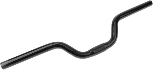 Aluminum MTB Mountain Bike Cycling Fixed Gear Riser Bar Handlebars Bicycle Parts - Black in Saudi Arabia