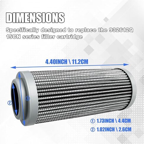 Replacement Hydraulic Filter Fit For 932612Q 15CN Series Medium Pressure Hydraulic Filter Accessories in Saudi Arabia