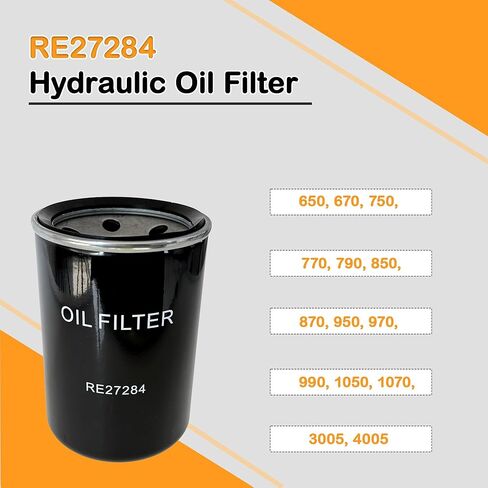 استبدال فلتر الزيت الهيدروليكي المباشر لـ RE27284 P566922 AR99998 AE37594 | متوافق مع نماذج الجرارات 650/750/850/950/1050/3005/4005 | ملحق تنقية الزيت من غير صانعي القطع الأصلية in Kuwait