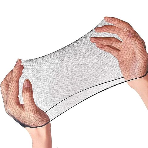 50-Pack Black Hair Net, 24" Invisible Hair Nets for Women and Men - Elastics and Breathable for Salon, Kitchen, Dance in Saudi Arabia
