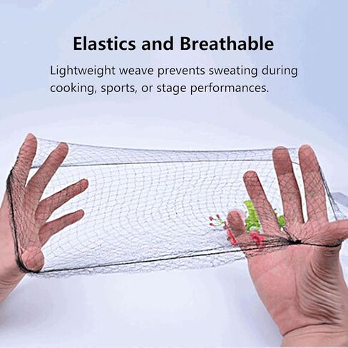 50-Pack Black Hair Net, 24" Invisible Hair Nets for Women and Men - Elastics and Breathable for Salon, Kitchen, Dance in Saudi Arabia