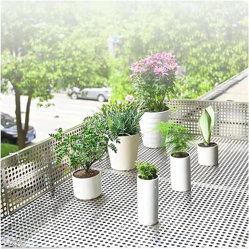 لوح حماية للشرفة مثقوب من الفولاذ المقاوم للصدأ 304 - وسادات نافذة مقاومة للتسرب، سهلة التركيب، 60 × 120 سم، مثالية لحلول السلامة والأمن المنزلي in Kuwait