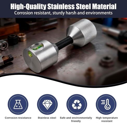 Flange Two Hole Pins 1-1/8" & 1-5/8" Detachable Flange Double Hole Pins Built-in Level 6061 Stainless Steel Two Hole Alignment Pins 4PCS in Saudi Arabia