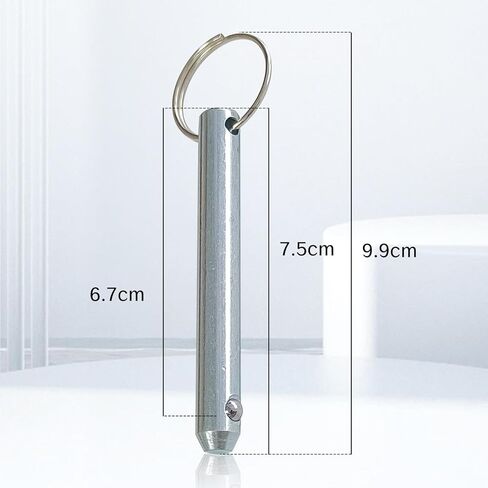 NIIIYTYB 2 Pcs Quick Release Pin 316 Stainless Steel 3/8" Usable Length 2.4" Overall Length 3" Detent Pins for Bimini Top Hitch Umbrella Marine Hardware in Saudi Arabia
