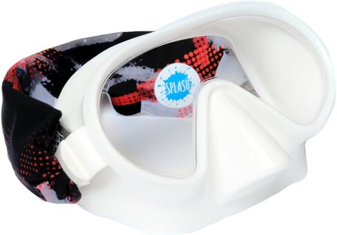 Splash Place - Kids Swim Mask with Fabric Strap, TPR Frame, Goggles with Nose Cover, Age 4-8 in Kuwait