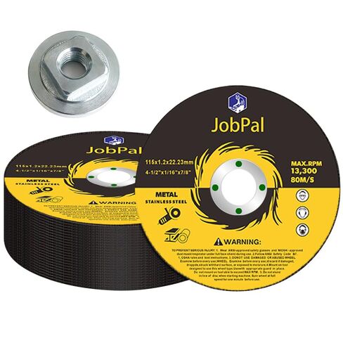 4 1/2" inch Metal Stainless Steel Cutting disc, 4.5" Angle Grinder Ultra-Thin Cutting Wheel, with Strong Cutting Effect Cutting disc one More nut (4.5in one More nut, 25) in Saudi Arabia