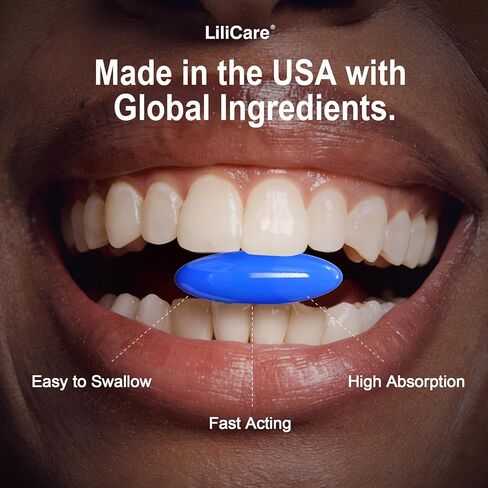 LILICARE Advanced 12mg Methylene Blue Softgels for Humans | Upgraded Brain & Cellular Energy Supplement with CoQ10, NR & ALA | High Absorption Formula, Non-GMO, Mitochondrial & ATP Support, 120 Cts in Saudi Arabia