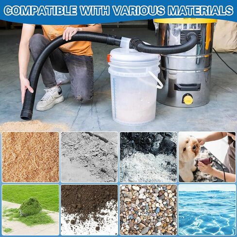 فاصل الغبار - فاصل الغبار الإعصاري عالي الكفاءة، غطاء فاصل الغبار المنخفض يناسب الجرافات القياسية سعة 5 جالون in Kuwait