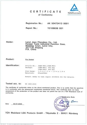 بدلة مقاومة للحريق في حالات الطوارئ متعددة الوظائف مع بطانية حريق بغطاء للرأس بشريط عاكس للضوء للتدريب على السكن في المرآب in Kuwait