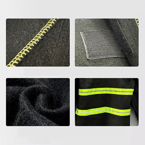 بدلة مقاومة للحريق في حالات الطوارئ متعددة الوظائف مع بطانية حريق بغطاء للرأس بشريط عاكس للضوء للتدريب على السكن في المرآب in Kuwait