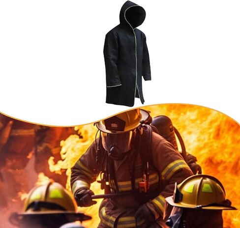 بدلة مقاومة للحريق في حالات الطوارئ متعددة الوظائف مع بطانية حريق بغطاء للرأس بشريط عاكس للضوء للتدريب على السكن في المرآب in Kuwait