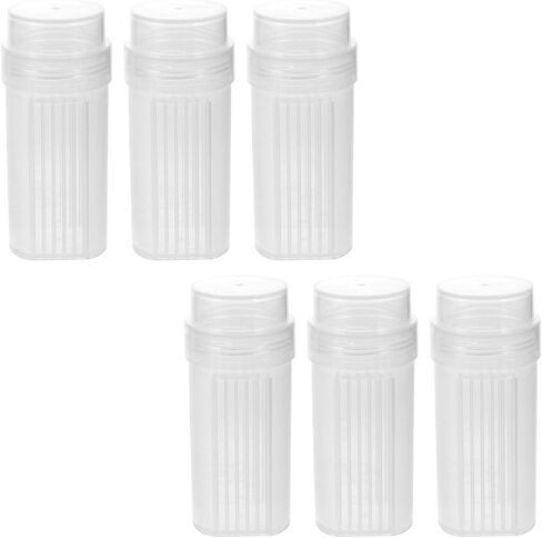 INOOMP 6pcs Plastic Coplin Staining Jars with Lid, High-temperature Resistant Laboratory Slide Staining Tanks for Microscope Slides, Suitable for Medical and Scientific Use in Saudi Arabia