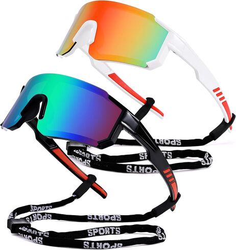 COASION Kids Baseball Sunglasses - Baseball Sunglasses for Boys Girls With Strap - Sports Softball Shades Age 3-10 in Saudi Arabia