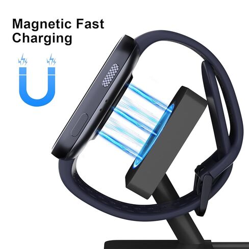 Watch Charger for Amazfit Bip 6/Active 2, Magnetic Wall Fast Charging Adapter & Cable, Magnetic Charging Cable 3.3FT in Kuwait