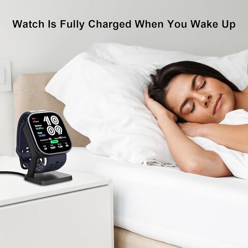 Watch Charger for Amazfit Bip 6/Active 2, Magnetic Wall Fast Charging Adapter & Cable, Magnetic Charging Cable 3.3FT in Kuwait