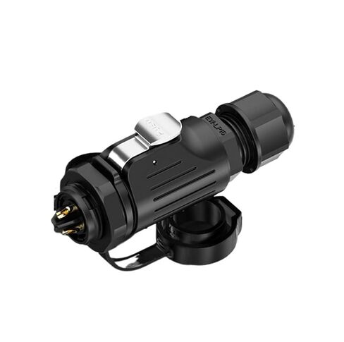 Power Connector LP16 Flange Reverse Welding Male and Female Socket Outdoor Equipment Waterproof Aviation(EW-LP16-4P) in Kuwait