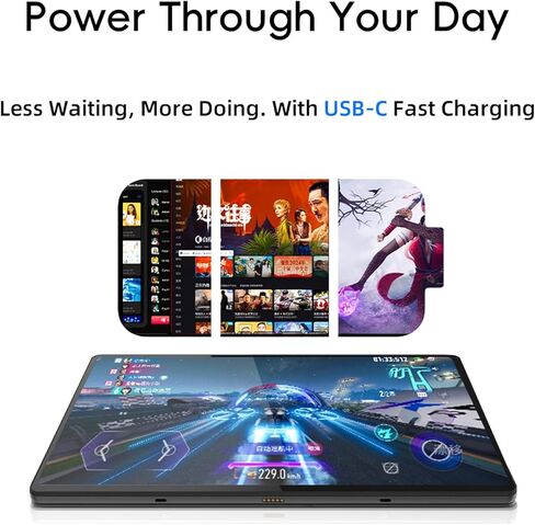 2-in-1 Laptop/Tablet (2025), Windows 11 PC with Magnetic Keyboard, 12" 2K FHD IPS Touchscreen Display, 4-core N150, 12GB DDR5 RAM 512GB SSD, 2 Stereo Speakers Computer for Business Students in Kuwait