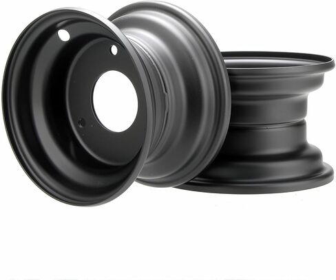 7 "عجلة ، عجلة 7 بوصة مع 3 العروات تناسب 110-125cc ATV ، Go Kart ، 3 مسامير Go Kart Rim لإطارات Quad 16x8-7 (أسود) in Saudi Arabia
