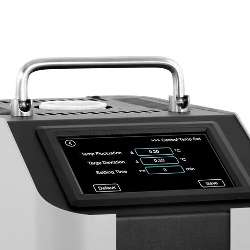 PCE Instruments PCE-DBC 650 Calibrator، لمعايرة المستشعر ومقياس الحرارة، يبلغ قياسه 35...650 درجة مئوية / 95...1202 درجة فهرنهايت، مع أكمام إدراج ذات كتلة جافة، وثبات ±0.1 درجة مئوية، وملفات تعريف المنحدر، ومؤقت وUSB in Kuwait