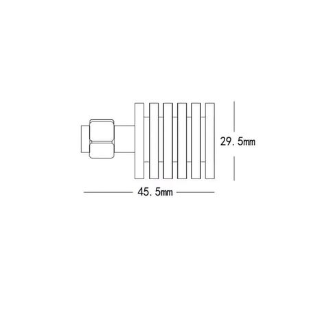 SMA Male coaxial Dummy Load, 5W DC-3/4/6GHZ, 50 ohms(DC-4GHZ) in Saudi Arabia