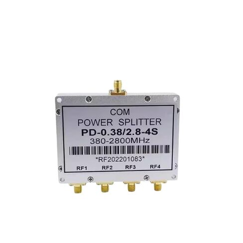 مقسم الطاقة SMA، مجمع 1 إلى 4 0.38/2.4 جيجا هرتز، 380-2800 ميجا هرتز، PD-0..8-4S in Kuwait