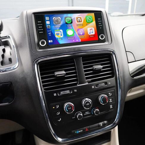 7 "ستيريو راديو سيارة مزدوجة DIN ل Dodge Grand Caravan 2008-2020/Dodge Nitro 2007-2012 مع Android 13 Wireless & Wired Carplay Android Auto ， GPS Mavigation/SWC/Backup Camera+MIC in Saudi Arabia