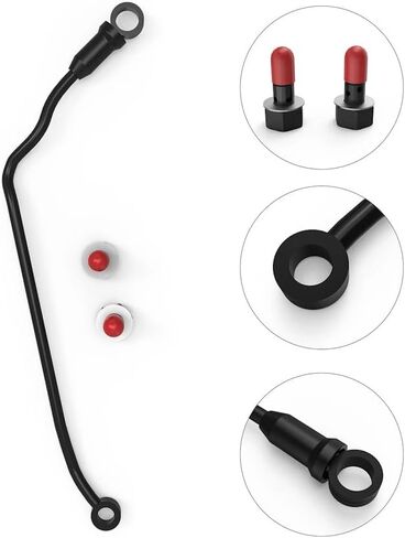 يناسب Ford E4OD 4R100 أنبوب تبريد ناقل الحركة مجموعة صمام الالتفافية الحرارية 1998+ in Kuwait