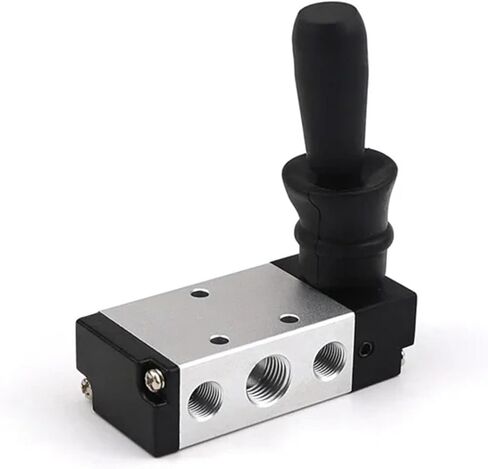 4h210-08 صمام التحكم اليدوي في الهواء، سحب اليد بخمسة اتجاهات، قطعة واحدة (شبكة تركيبات 8 مم) in Kuwait