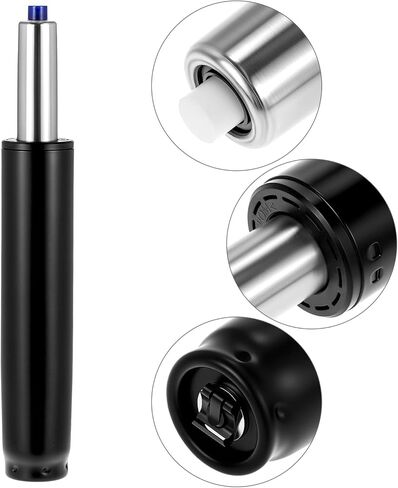 QWORK Office Chair Gas Lift Cylinder, 5.5 Inch Stroke, Up to 1000 lbs, Universal Replacement Piston for Executive Seating, Salon Stools, Task Seats, Black in Saudi Arabia