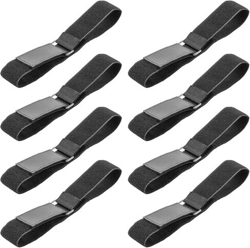 8 قطع من أشرطة ربط السلم، أشرطة سلم قابلة لإعادة الاستخدام مع خطاف وحلقة من النايلون، حزام سلم قابل للتعديل للشاحنات والشاحنات وسيارات الدفع الرباعي والمركبات الترفيهية والمنزل والمرآب وسيارة الركاب أو القارب (33 بوصة × 2 بوصة) in Kuwait