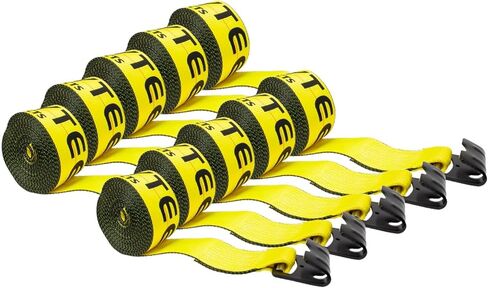 منتجات Mytee (10 عبوات) حزام ونش بطول 10.16 سم × 127.6 سم مع خطاف مسطح in Kuwait