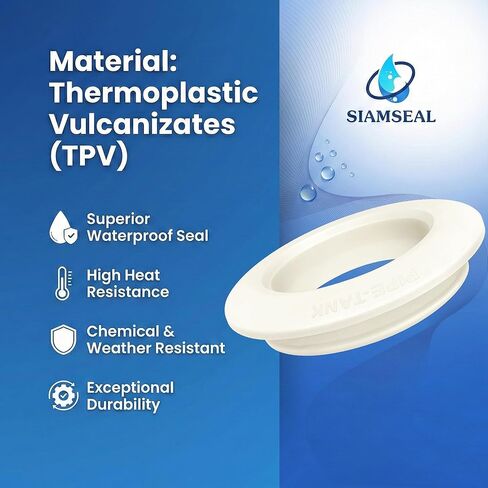 2 inch Hydroseal flexible tank adapter TPV Bulkhead Fitting Tank Wall Connector for IBC Tote/Drum, Aquaculture & Hydroponic Tanks, Water Filtration, Irrigation & Drainage water tank adapter in Saudi Arabia