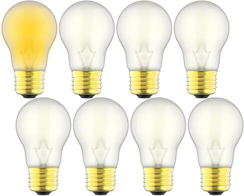 Food Warming Heat Lamp Bulbs Compatible with Hatco 02.30.265 Food Warmer, Hi-Temp Resistant Buffet Drawer Countertop Drop-in Warmers Light Heat Bulbs, 40W, E26 Base, 8 Pack in Kuwait