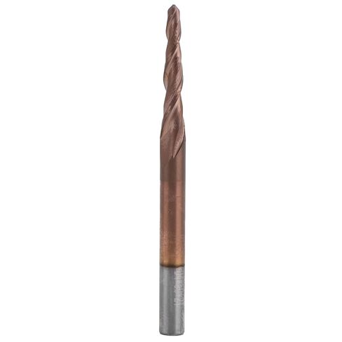 Tapered End Mills, Carbide Tip Router Bits for CNC, High Hardness Tungsten Steel with Bronzed Coating, Excellent Chip Removal Effect for 3D Engraving Plywood, Wood, and More (R1.0 * 20.5*D4*50) in Kuwait