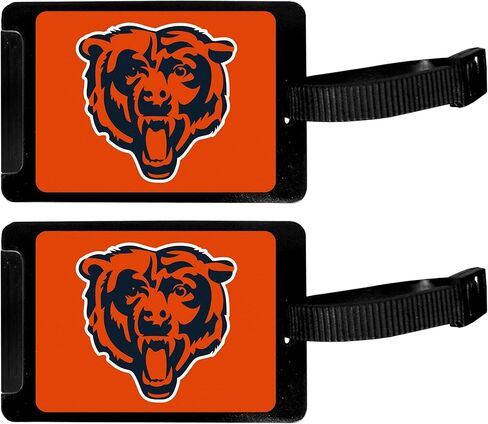 بطاقة الأمتعة Siskiyou NFL Chicago Bears، قطعتان، أسود in Saudi Arabia