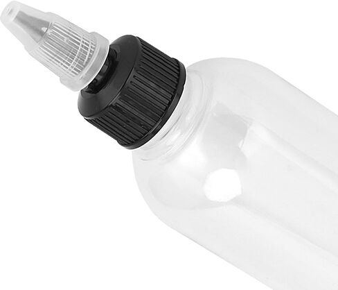 30 Pack 8oz Plastic Squeeze Bottles with Twist Top Caps, 250ml Clear Empty Dispensing Bottles for Kitchen Craft, Art, Sauces, Condiments, with 3 Funnels in Kuwait