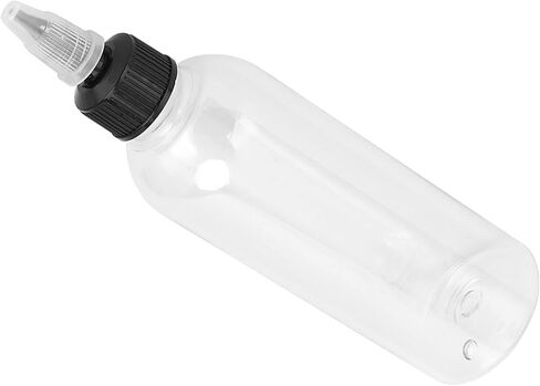 30 Pack 8oz Plastic Squeeze Bottles with Twist Top Caps, 250ml Clear Empty Dispensing Bottles for Kitchen Craft, Art, Sauces, Condiments, with 3 Funnels in Kuwait