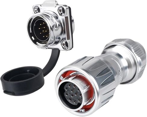 DZ-20 aviation with four holes and plastic cover, reverse installation, 2-14 core industrial equipment connector(5 core) in Kuwait