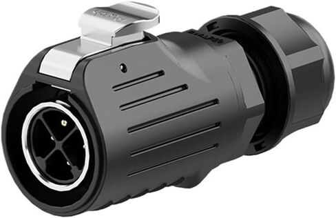 EW-LP20 single hole welding-free aviation 2/3/4 core stamping needle M22 waterproof connector(3 pin male plug 25A) in Kuwait