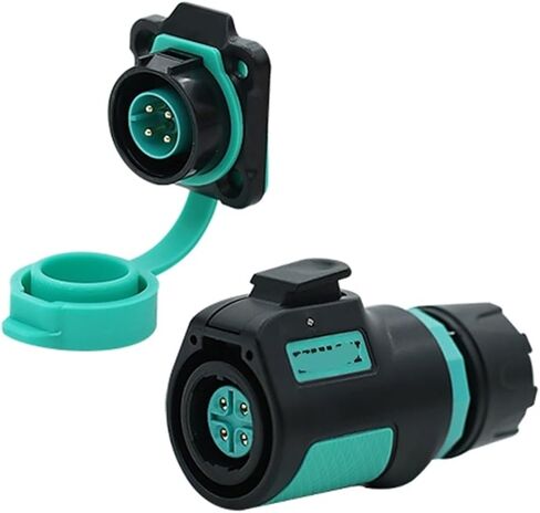 M16 reverse aviation socket 2-3-4 core 5-7-8-9 pin power square socket(4 pin plug T4 square socket 10A500V) in Kuwait