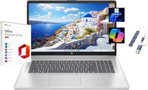 HP Chromebook 14 inch Laptop, HD Display, Intel Processor N100, 4 GB RAM, 64 GB eMMC, Intel UHD Graphics, Chrome OS, Glacier Silver, 14a-nf0019nr in Saudi Arabia