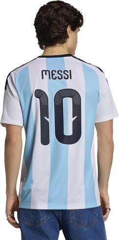 adidas Men's Argentina 26 Home Fan Jersey, White/Icey Blue, X-Large in Saudi Arabia