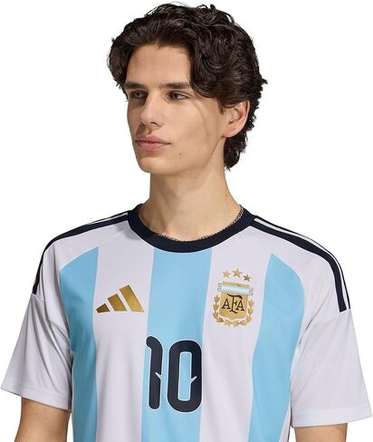 adidas Men's Argentina 26 Home Fan Jersey, White/Icey Blue, X-Large in Saudi Arabia