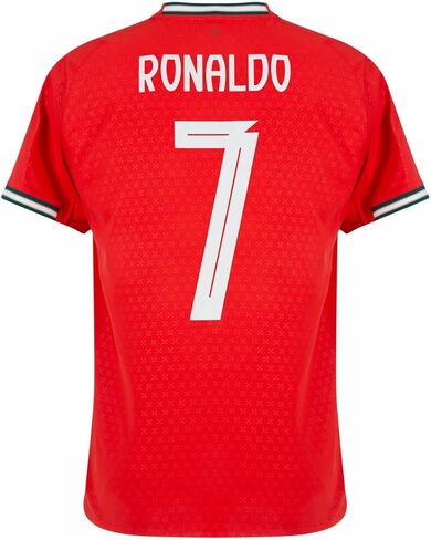Portugal #7 2026 Men’s Soccer - Fan Version Short Sleeve Shirt for Game Day, Training, or Casual Wear in Saudi Arabia